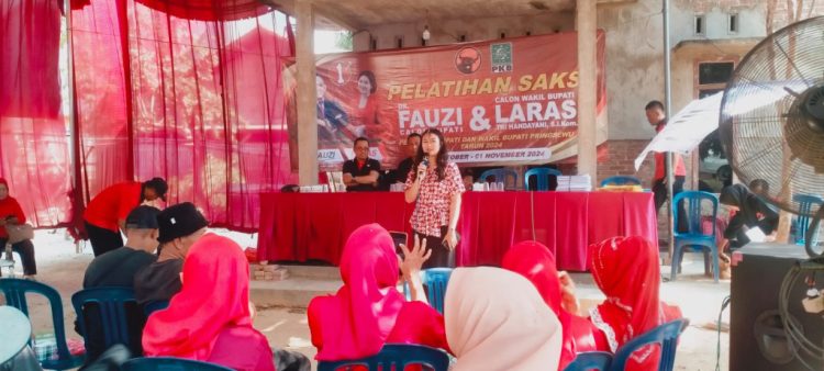 DPC PDIP Pringsewu Berikan Pembekalan kepada 80 Calon Saksi di Gadingrejo