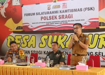 Forum Silaturahmi Kamtibmas Polsek Sragi: Menyongsong Pilkada Lampung Selatan 2024 dengan Aman dan Damai