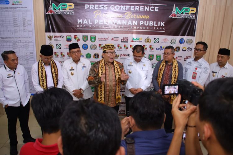 Pj. Bupati Lampung Utara Sambut Kunjungan Ombudsman RI dan Bappenas, Fokus pada Peningkatan Pelayanan Publik