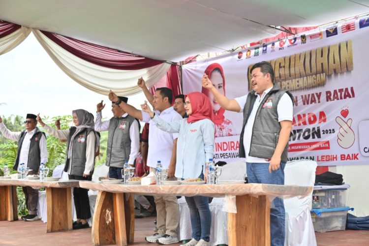Tim KUR Nanda-Anton Resmi Dikukuhkan untuk Perkuat Basis Pendukung di Kecamatan Padang Cermin dan Way Ratai