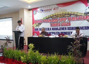 Pemkab Pringsewu Gelar Monitoring dan Evaluasi SPIP Terintegrasi 2024