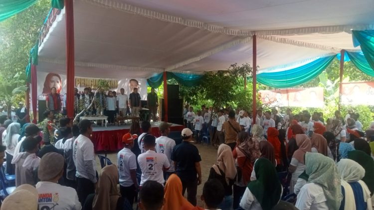 Tim Nanda-Anton Dikhukuhkan di Kecamatan Teluk Pandan, Target 20.000 Suara Ditetapkan