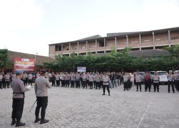Polres Lampung Utara Amankan Debat Publik Perdana Calon Bupati dan Wakil Bupati