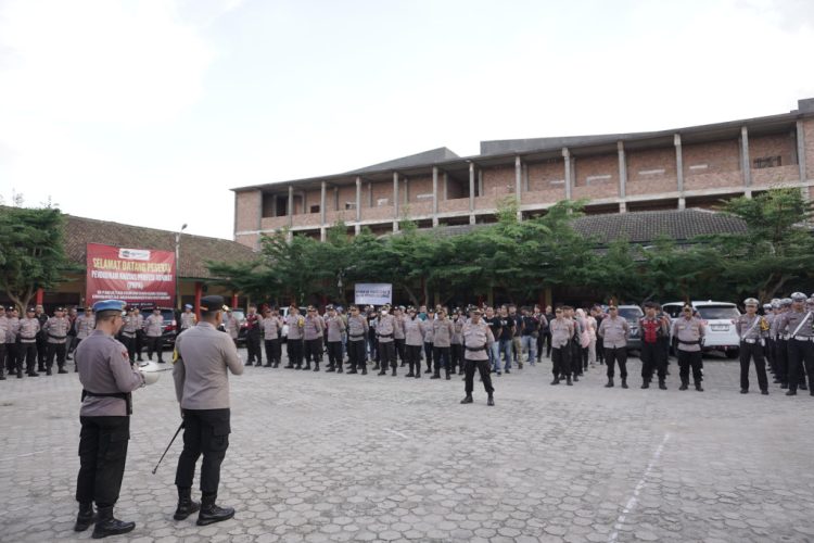 Polres Lampung Utara Amankan Debat Publik Perdana Calon Bupati dan Wakil Bupati