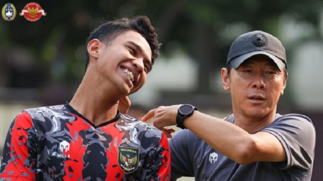 Isi Percakapan Shin Tae-yong dengan Marselino Ferdinan di Ruang Ganti Saat Laga Indonesia vs Arab Saudi