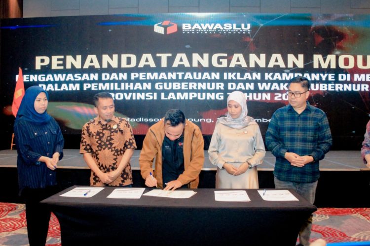Empat Lembaga di Lampung Bentuk Gugus Tugas Awasi Kampanye Pilkada 2024 di Media Massa