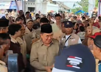 Moh. Saleh Asnawi Kukuhkan 1.600 Tim Pemenangan di Kecamatan Wonosobo untuk Menangkan Paslon, Bupati Tanggamus
