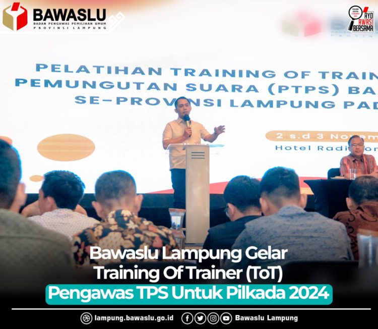Bawaslu Lampung Petakan 3.590 TPS Rawan untuk Antisipasi Pilkada 2024
