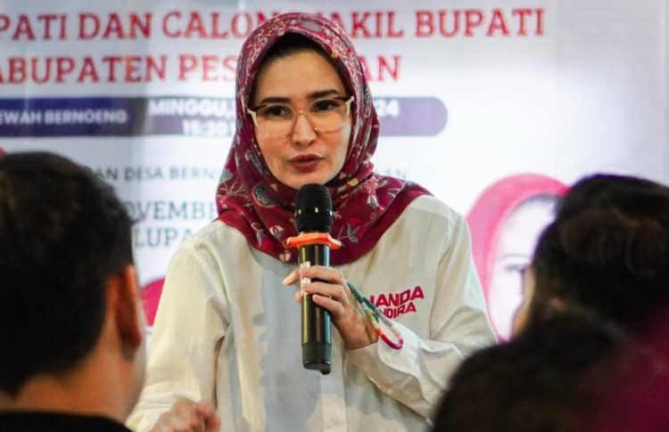 Calon Bupati Nanda Ajak Masyarakat Jaga Kamtibmas dan Datangi TPS