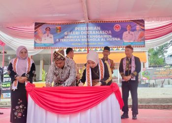 Pj. Bupati Tanggamus Resmikan Galeri Dekranasda, Dorong Peningkatan Ekonomi Masyarakat Melalui Industri Kreatif