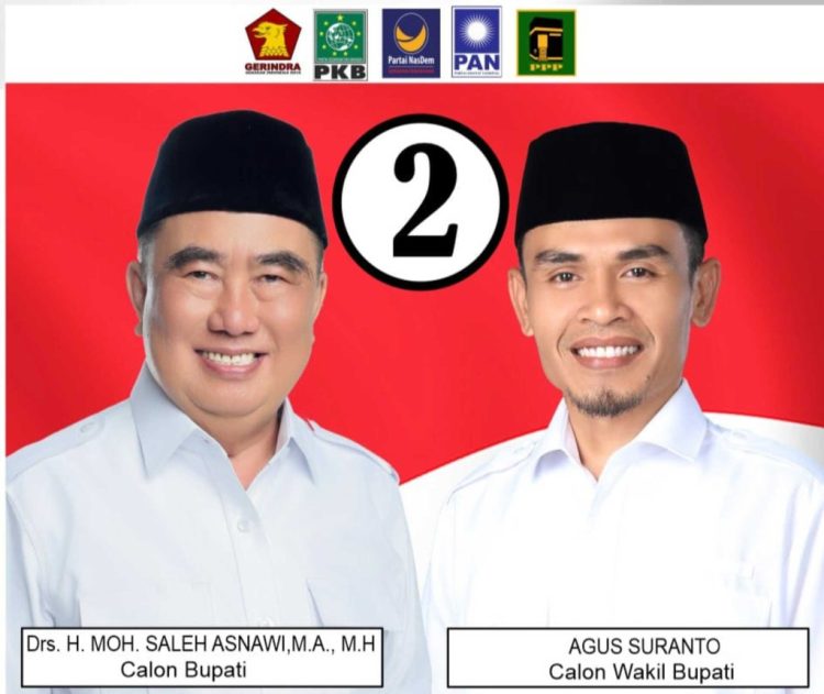 Hasil Pleno PPK Tanggamus Saleh Asnawi-Agus Suranto Unggul Telak