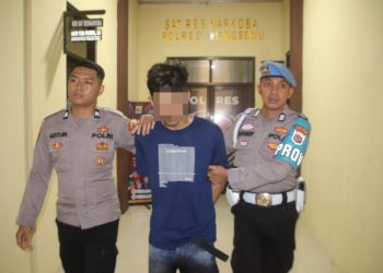 Pria Bawa Narkoba dan Sajam Ditangkap Tim Patroli Polres Pringsewu