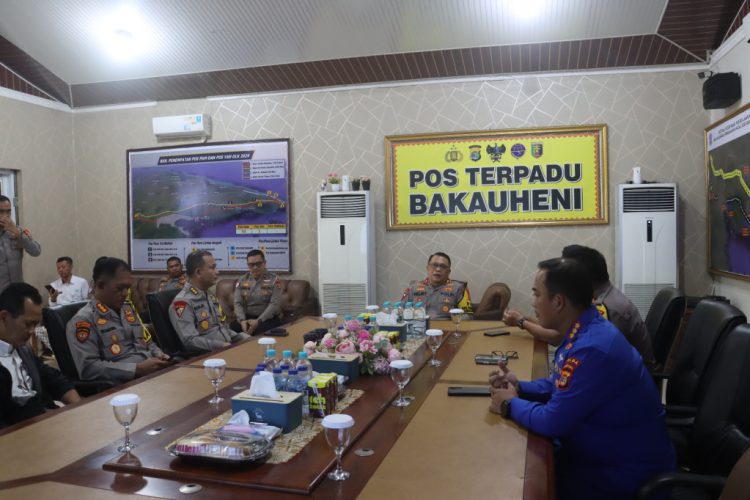 Kapolda Lampung Tinjau Kesiapan Pelabuhan Bakauheni Sambut Nataru 2024/2025