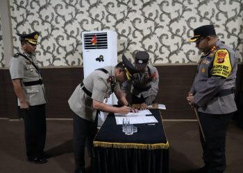 Tiga Jabatan Strategis Polres Lampung Selatan Berganti dalam Sertijab yang Dipimpin Kapolres