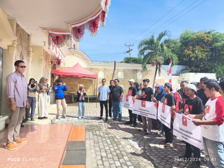 Posraya Indonesia Lampung Gelar Aksi Damai, Beri Apresiasi kepada Bawaslu Lampung