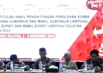 KPU Lampung Selatan Gelar Rapat Pleno Rekapitulasi Suara Pilkada 2024