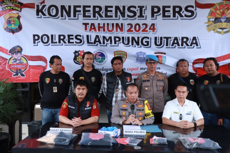 Polres Lampung Utara Tangkap Pelaku Pembakaran Gudang ATK Kantor Pajak Kotabumi dengan Cepat
