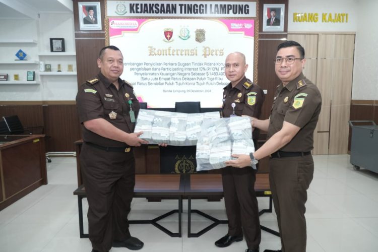 Kejati Lampung Sita Dana USD 1,48 Juta Terkait Kasus PT LEB
