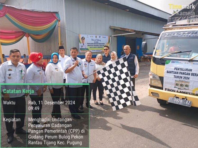 Pemerintah Kabupaten Tanggamus Lepaskan Cadangan Pangan untuk Warga Miskin