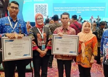 Disdukcapil Lampung Selatan Raih Penghargaan Zona Integritas dari Kementerian PAN-RB