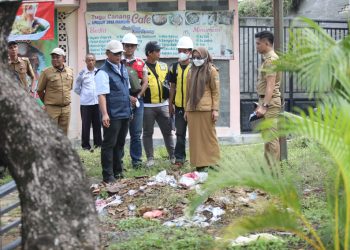 Wakil Bupati Lampung Tengah Tinjau Kerusakan Fasilitas di Komplek Icon Gunung Sugih