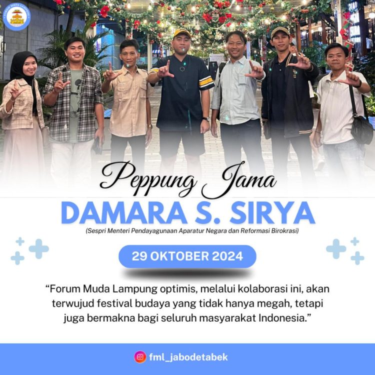 Silaturahmi Forum Muda Lampung, Sespri MenPAN RB Tekankan Peran Strategis Pemuda dalam Birokrasi