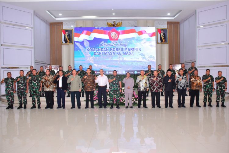 Danbrigif 4 Mar/BS Hadiri Silaturahmi Dankormar dari Masa ke Masa 2024