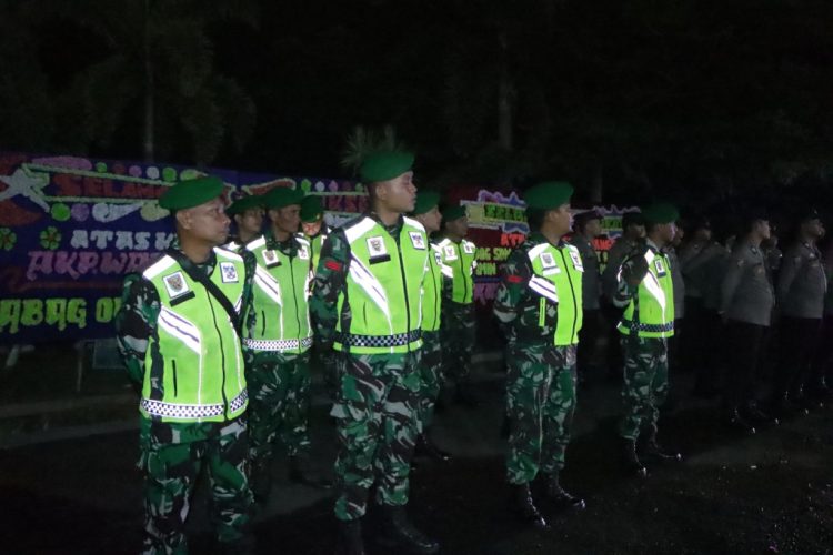 Polres Pesawaran Gelar Apel Siaga Pengamanan Malam Tahun Baru 2025