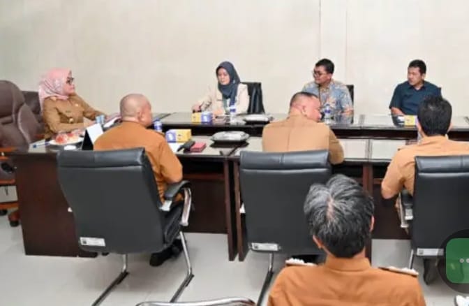 Pj Sekda Lampung Selatan Terima Audiensi Kepala Kantor Pelayanan Pajak Pratama Natar