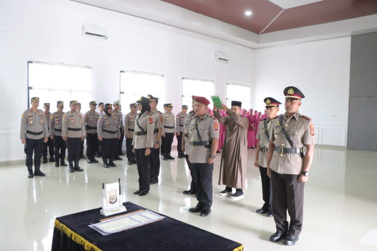 Rotasi Jabatan Polres Pesawaran, Ini Tiga Perwira yang Dimutasi