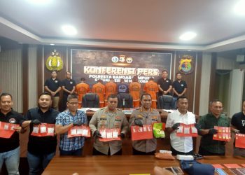 Polresta Bandar Lampung Tangkap 6 Pengedar Narkoba, Sita 2,2 Kg Sabu dan 100 Butir Ekstasi