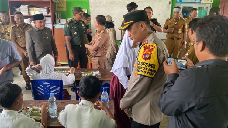 Program Makan Bergizi Gratis Dilaunching di Lampung Utara, SDN 1 Bukit Kemuning Jadi Lokasi Perdana