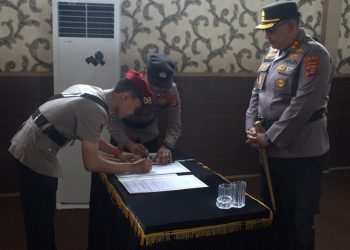 Empat Jabatan Strategis di Polres Lampung Selatan Berganti dalam Sertijab yang Dipimpin Kapolres