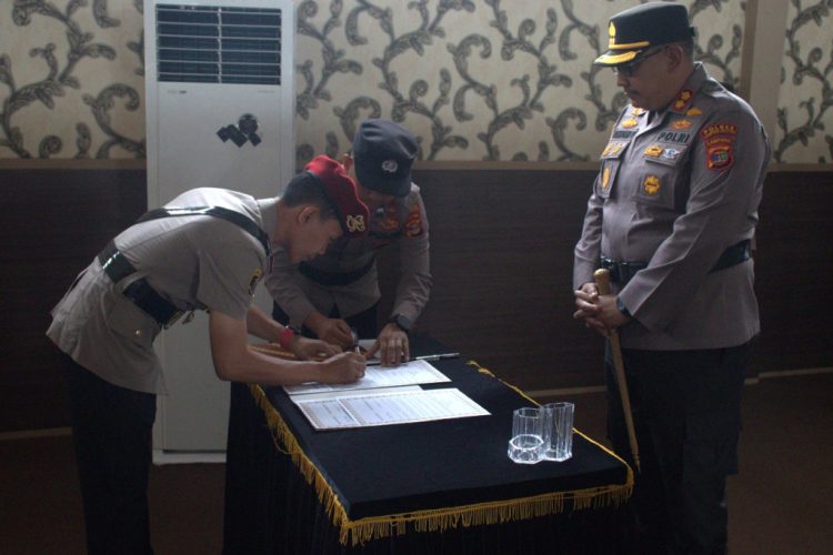 Empat Jabatan Strategis di Polres Lampung Selatan Berganti dalam Sertijab yang Dipimpin Kapolres