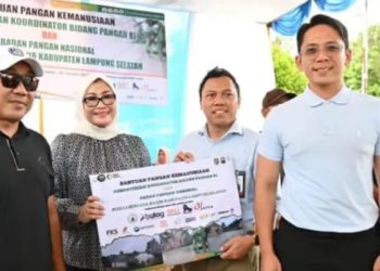 1.216 KK Terdampak Banjir di Lampung Selatan Terima Bantuan Pangan