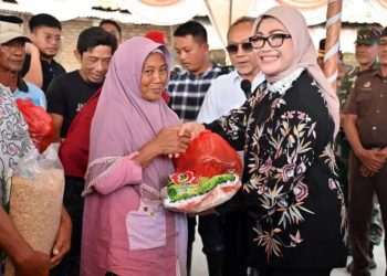 Menko Pangan Zulkifli Hasan Tinjau Banjir Lampung Selatan dan Berikan Bantuan kepada Warga Terdampak