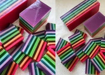 Agar-Agar Pelangi: Warna-Warni Ceria dalam Setiap Gigitan, Pesta Visual dan Rasa di Lidah