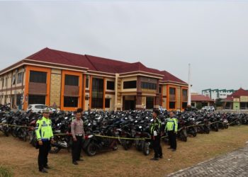 Gerebek Balap Liar di Pringsewu, Polisi Amankan 466 Pemuda dan 292 Motor