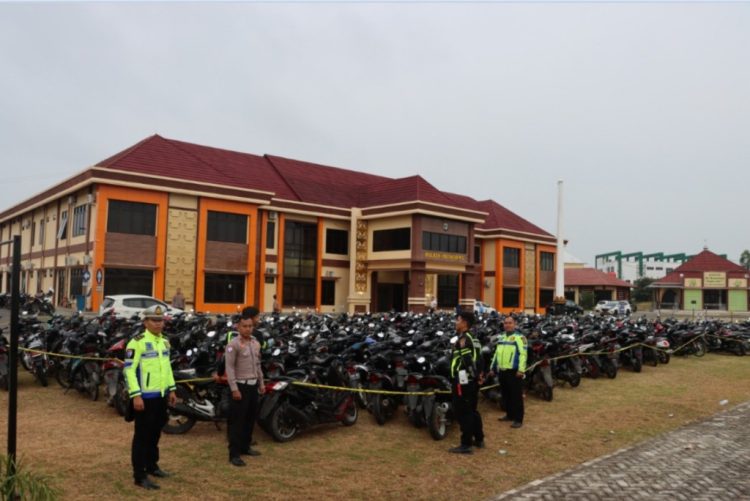 Gerebek Balap Liar di Pringsewu, Polisi Amankan 466 Pemuda dan 292 Motor