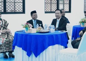 Pj Bupati Pringsewu Bersilaturahmi dengan Bupati dan Wabup Terpilih