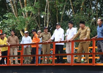 Bupati Lampung Tengah Resmikan Jembatan Pasca Bencana di Kampung Terbanggi Besar