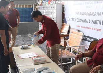 Cegah Peredaran Narkoba, Rutan Kotabumi Gelar Tes Urine Mendadak untuk Napi dan Pegawai