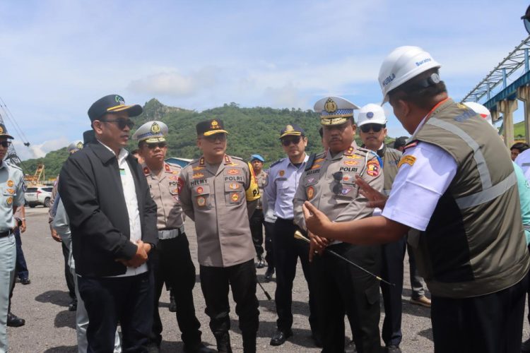 Kakor Lantas Polri Tinjau Kesiapan Pelabuhan Bakauheni untuk Operasi Ketupat Krakatau 2025