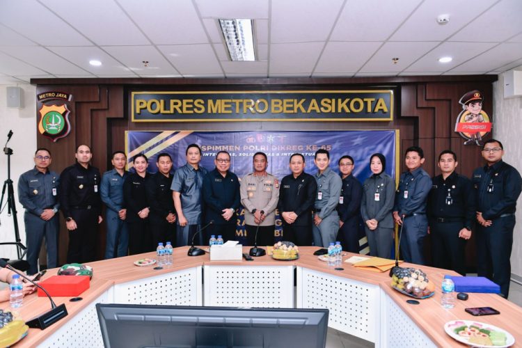 Kapolres Metro Bekasi Kota dan Sespimmen 65 Gelar Management Course Level III, Bahas Ketahanan Pangan