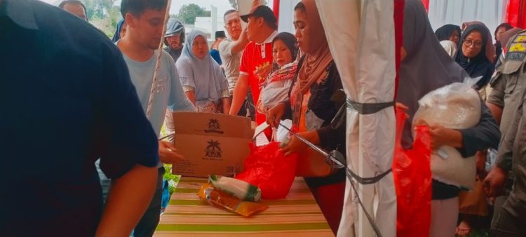 Pemkab Pringsewu Gelar Gerakan Pangan Murah Jelang Ramadan, Warga Antusias