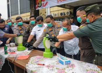 Polresta Bandar Lampung Musnahkan 2,4 Kg Sabu dan 202 Butir Ekstasi, Komitmen Perangi Narkoba