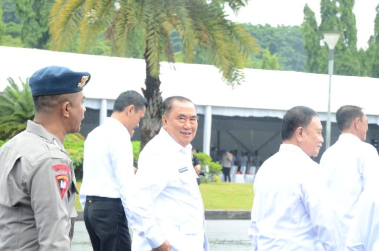 Protokol Ketat di Monas, Bupati dan Wakil Bupati Tanggamus Ikuti Gladi Resik Pelantikan Serentak