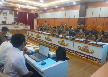 Sekda Tanggamus Buka Rakor Evaluasi Perencanaan dan Penganggaran