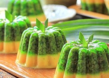 Puding Lumut Pandan: Pesona Hijau yang Menyejukkan Lidah dan Mata