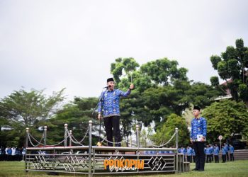 Bupati Dendi Pimpin Apel Bulanan, Tekankan Disiplin dan Profesionalisme ASN